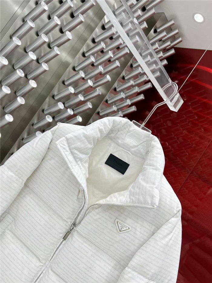 ÁO PRADA TRIANGLE LOGO DOWN JACKET