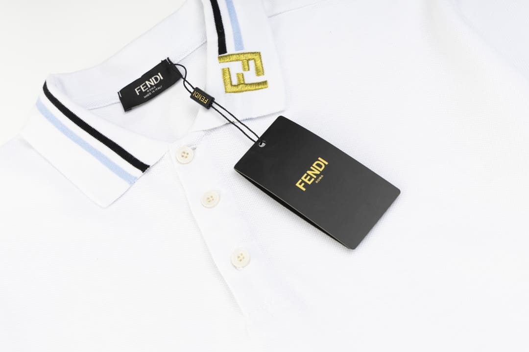 ÁO FENDI POLO SHIRT MÀU TRẮNG UNISEX