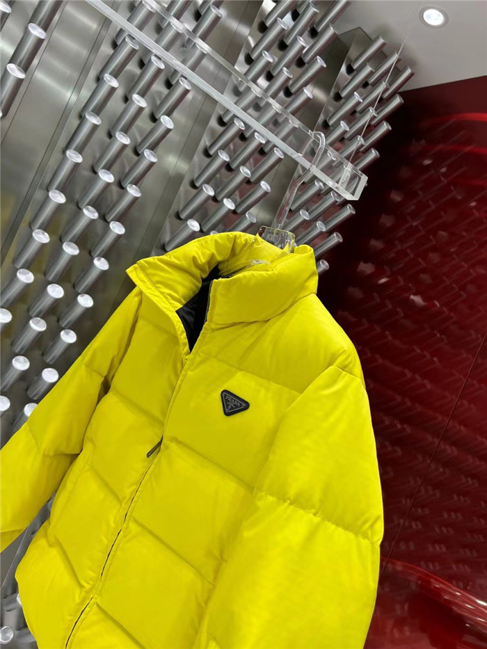 ÁO PRADA TRIANGLE LOGO DOWN JACKET