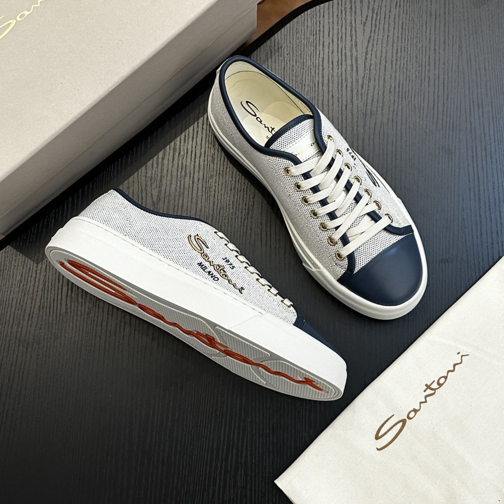 GIÀY SANTONI SNEAKERS TOP QUALITY SHOES AAA