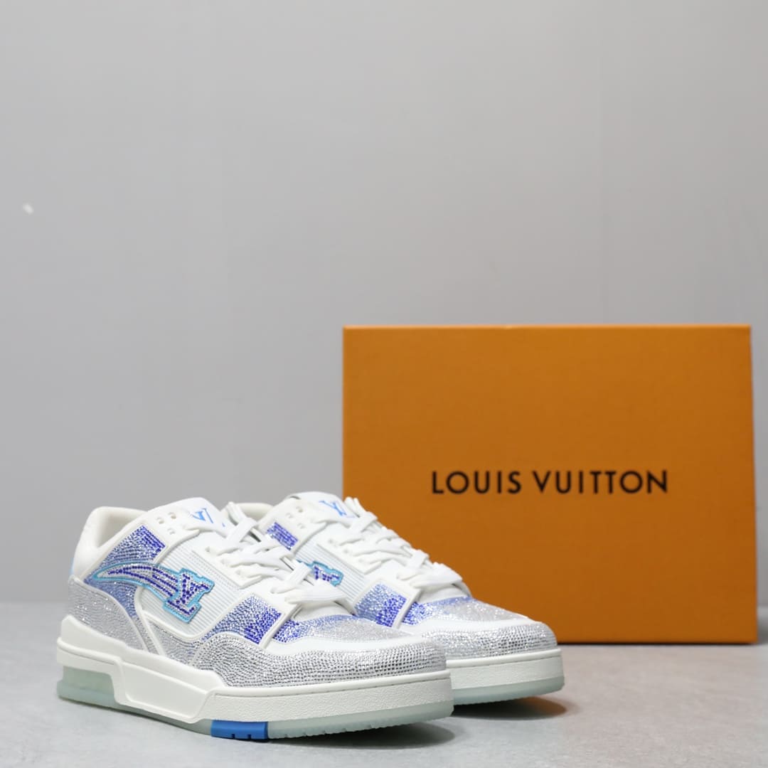 GIÀY LOUIS VUITTON TRAINER HIGH TOP QUALITY SHOES AAA