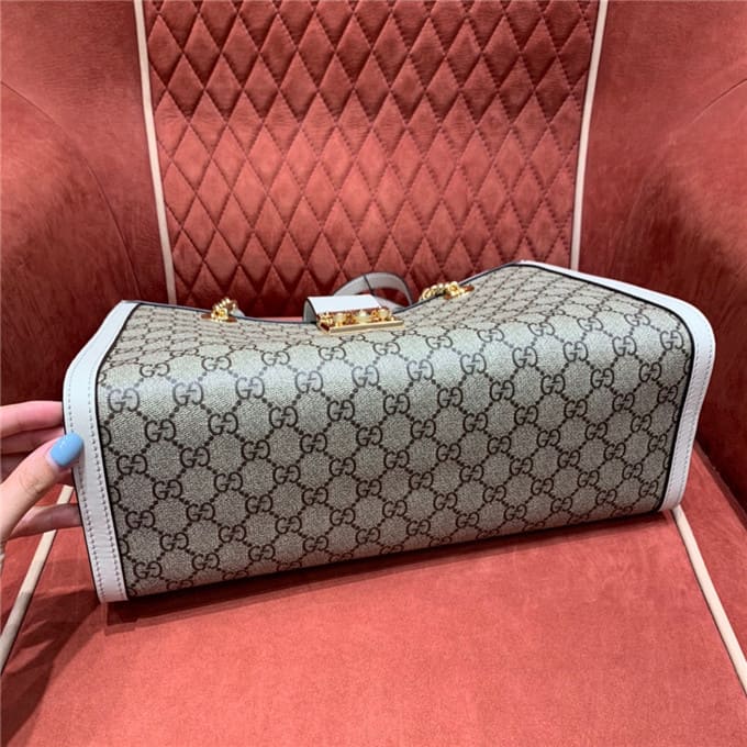 TÚI Gucci Padlock gg medium shoulder bag white Top Quality