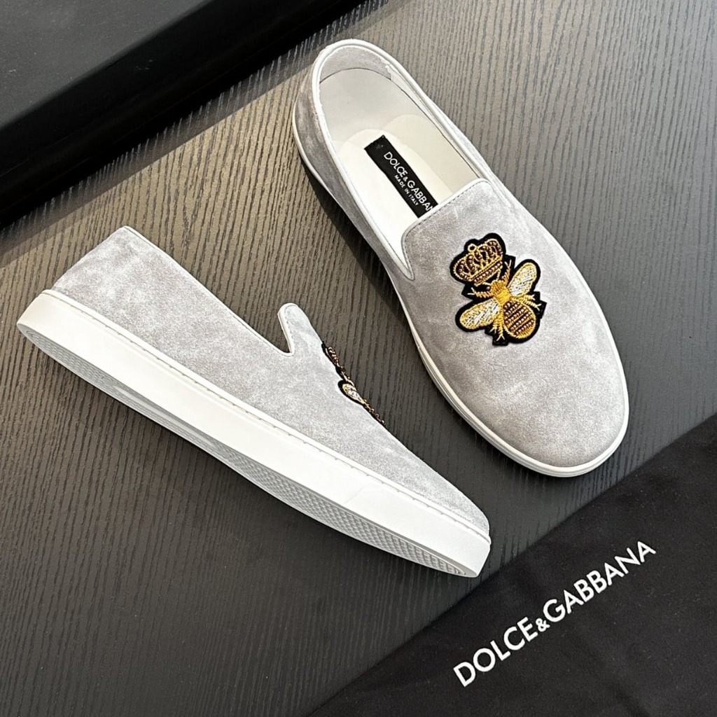 GIÀY DOLCE & GABBANA SLIP ON BEE SHOES AAA