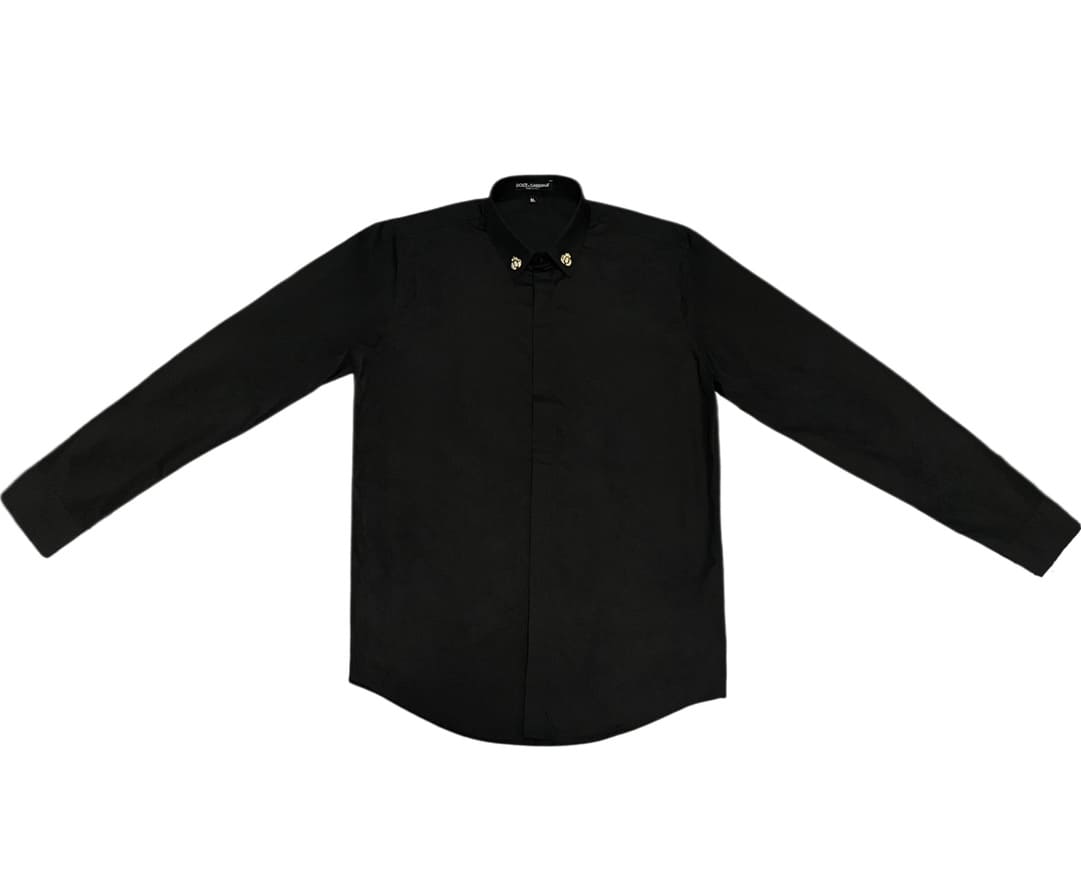 ÁO DOLCE & GABBABA SHIRT POPLIN BLACK