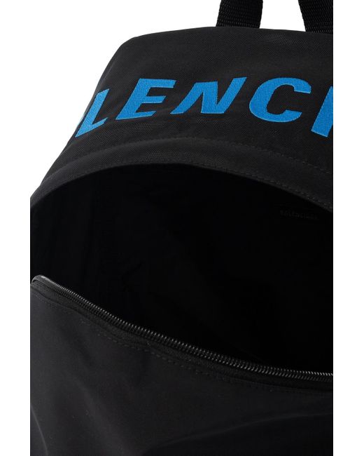 BALO BALENCIAGA Black Gradient Logo Backpack