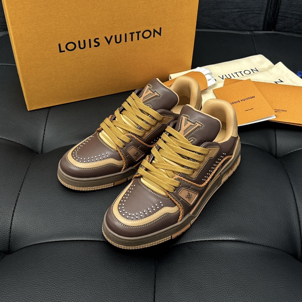 GIÀY LOUIS VUITTON TRAINER HIGH TOP QUALITY SHOES AAA