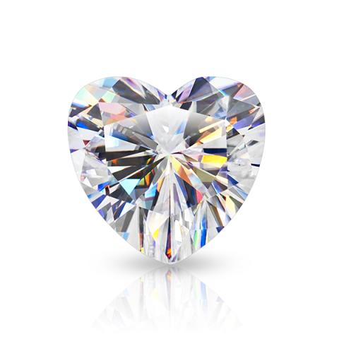 KIM MOISSANITE Màu Trắng D VVS1 Moissanite Diamond Heart Cut(giá liên hệ)