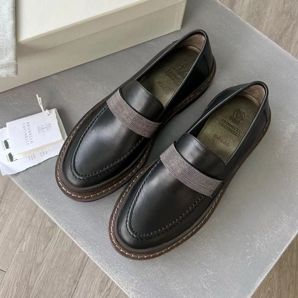 GIÀY BRUNELLO CUCINELLI LOAFER SUEDE SHOES AAA DA BÊ HẢO HẠNG