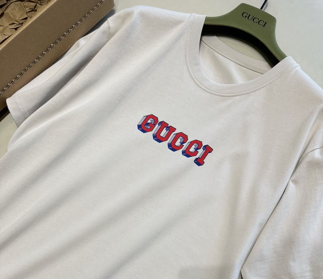 ÁO GUCCI GG T SHIRT MÀU KEM UNISEX