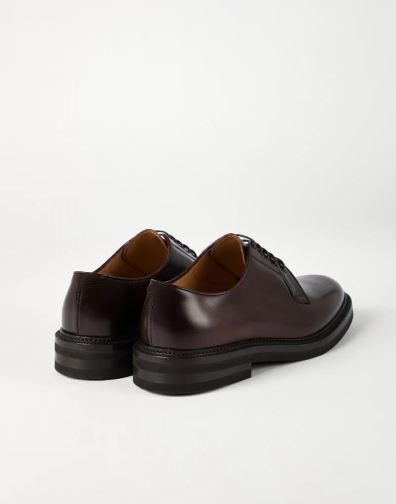 GIÀY BRUNELLO CUCINELLI DERBY CALFSKIN SHOES AAA