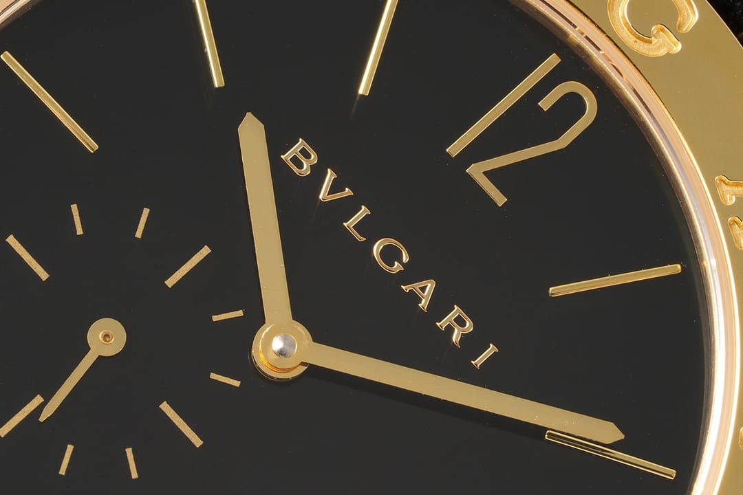 Đồng hồ BVLGARI Roma Automatic Yellow Gold mặt số màu đen