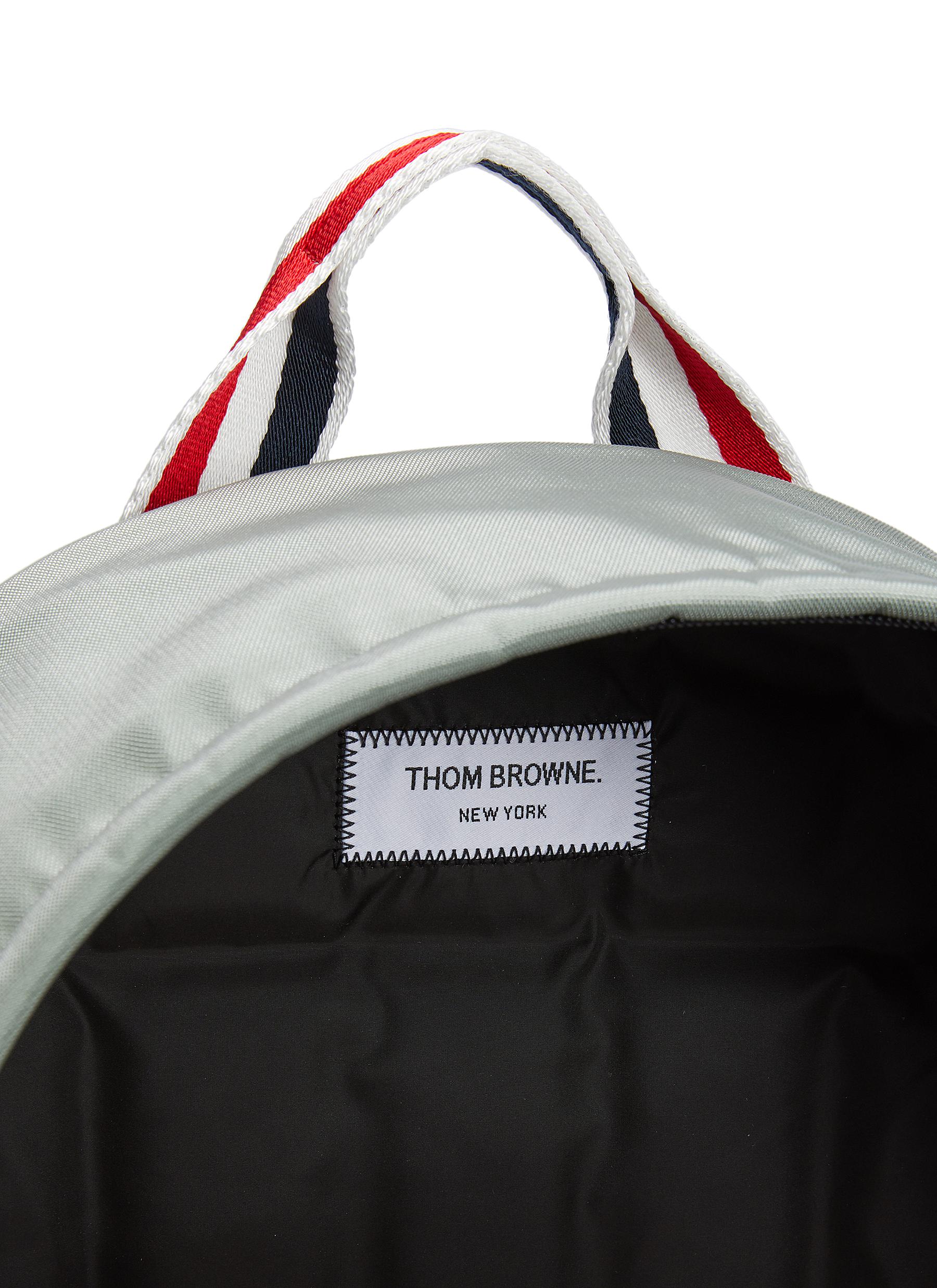 BALO THOM BROWNE FOUR BAR APPLIQUÉ NYLON BACKPACK