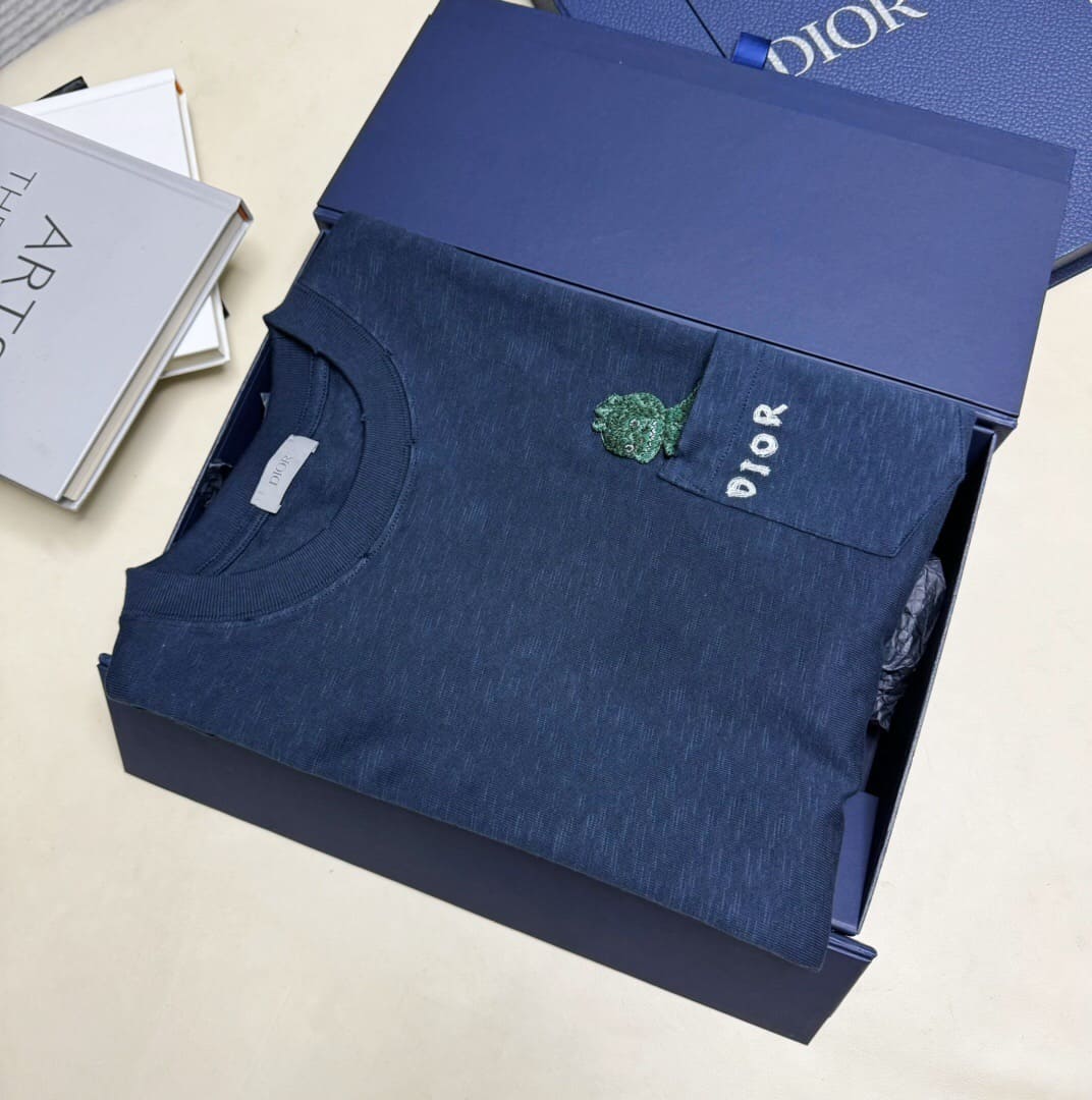 ÁO DIOR T SHIRT MÀU XANH UNISEX
