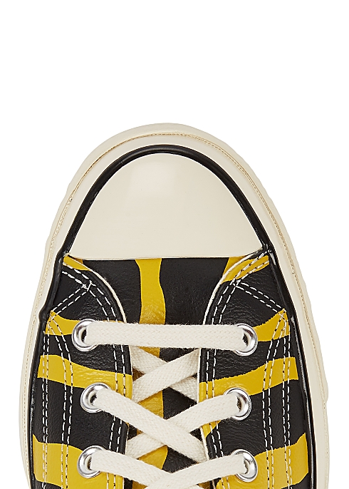 GIÀY CONVERSE  Chuck 70 zebra-print leather hi-top sneakers