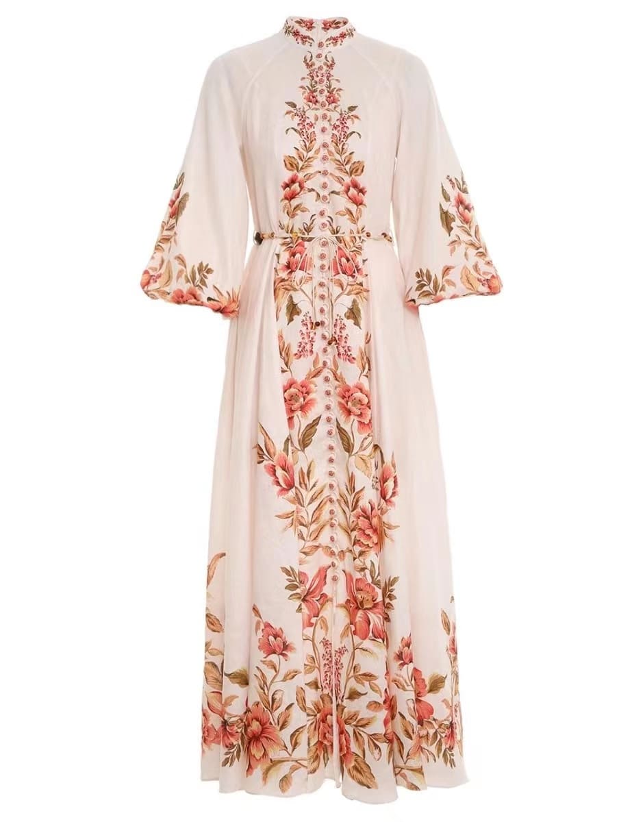 VÁY ZIMMERMANN Flower Vintage Dress High Classy