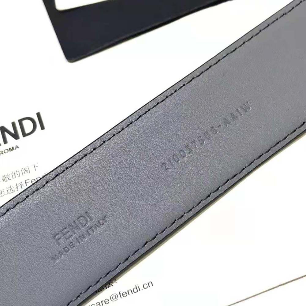 DÂY LƯNG Fendi Women Gray Leather Belt