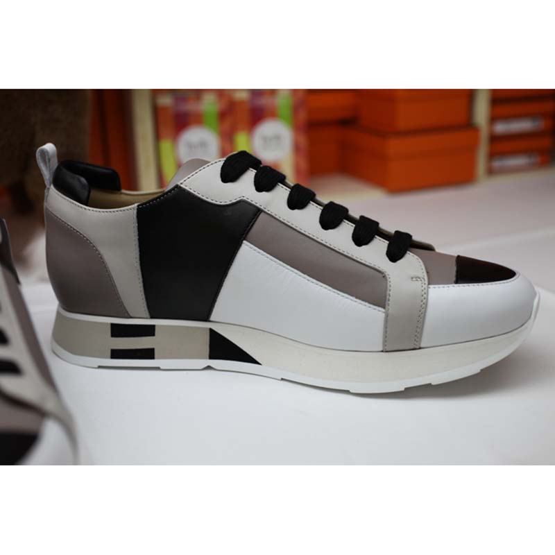 GIÀY HERMES Rebus Sneaker Shoes White