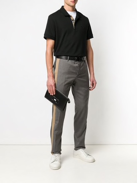 VÍ SALVATORE FERRAGAMO ZIPPED LEATHER POUCH