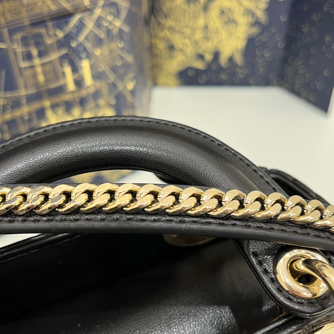 TÚI CHRISTIAN DIOR LADY DIOR CALFSKIN BLACK