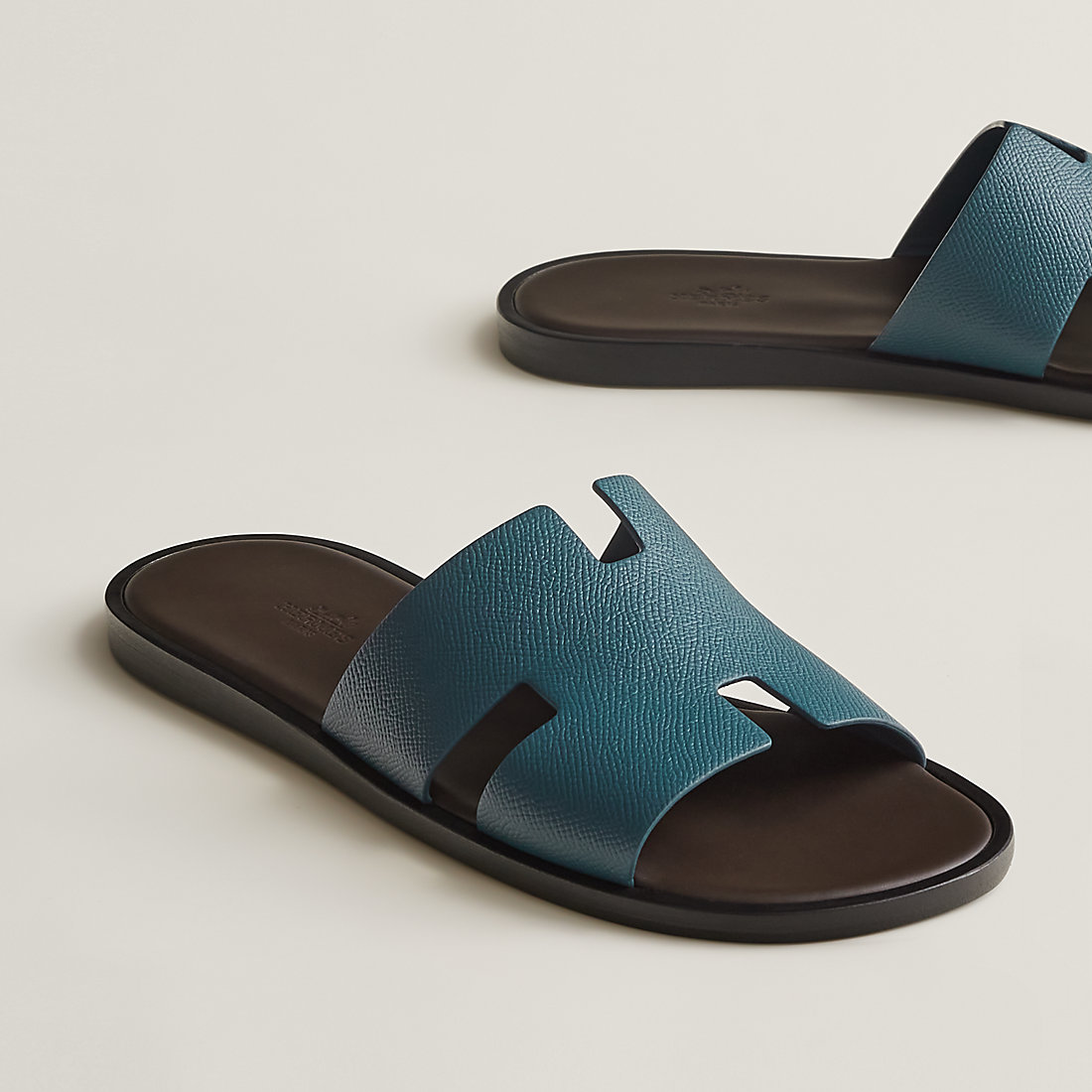 DÉP HERMES IZMIR EPSOM LEATHER BLUE AAA
