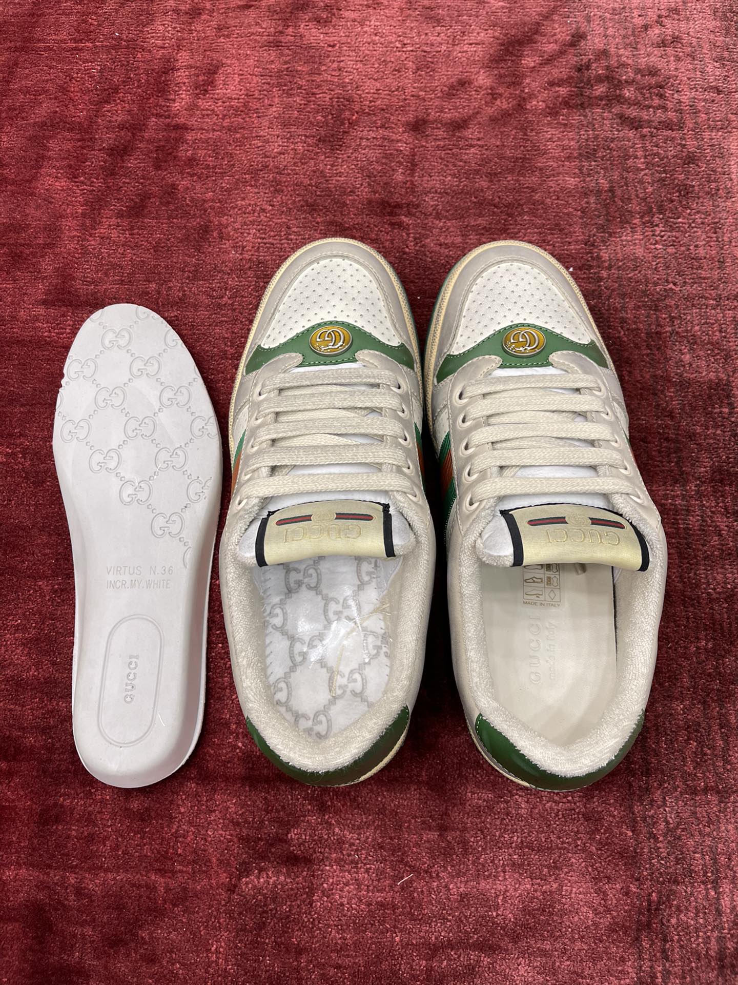 GIÀY GUCCI SCREENER SNEAKER SHOES AAA