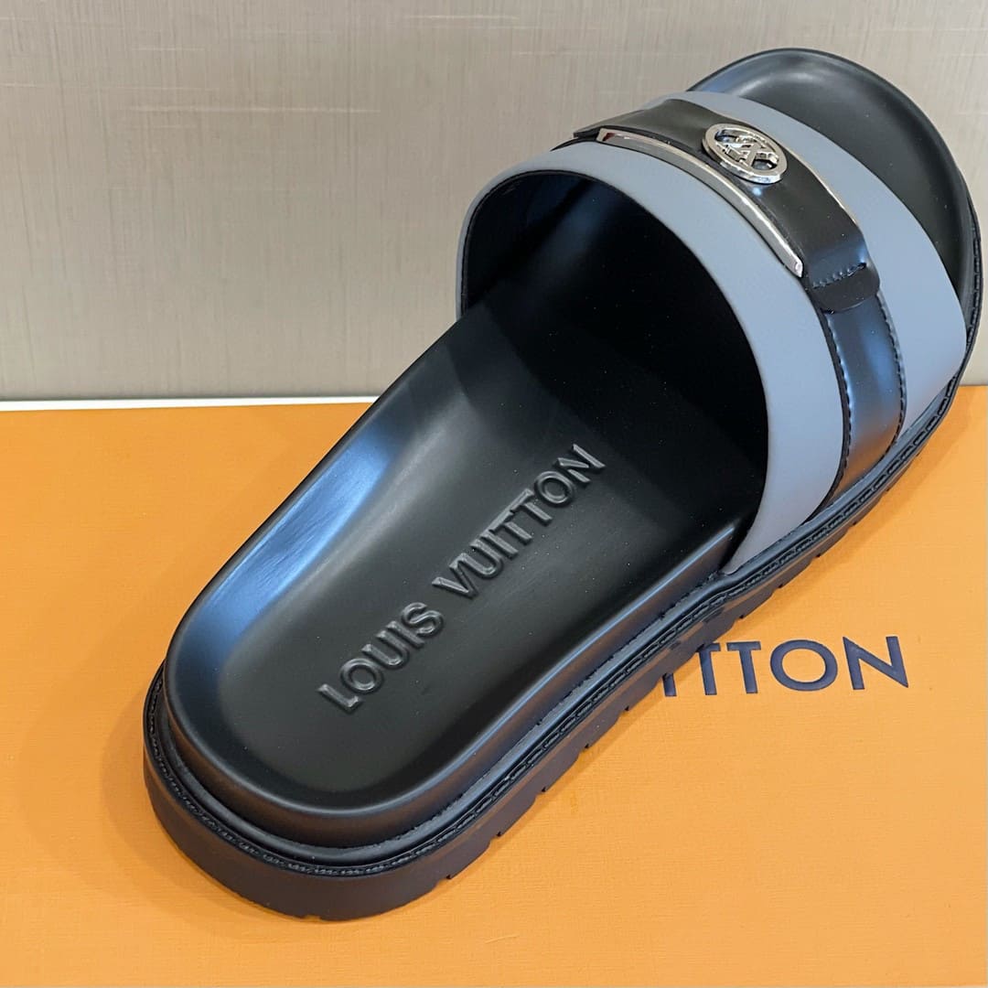 DÉP LOUIS VUITTON LV CIRCLE LOGO SANDAL AAA