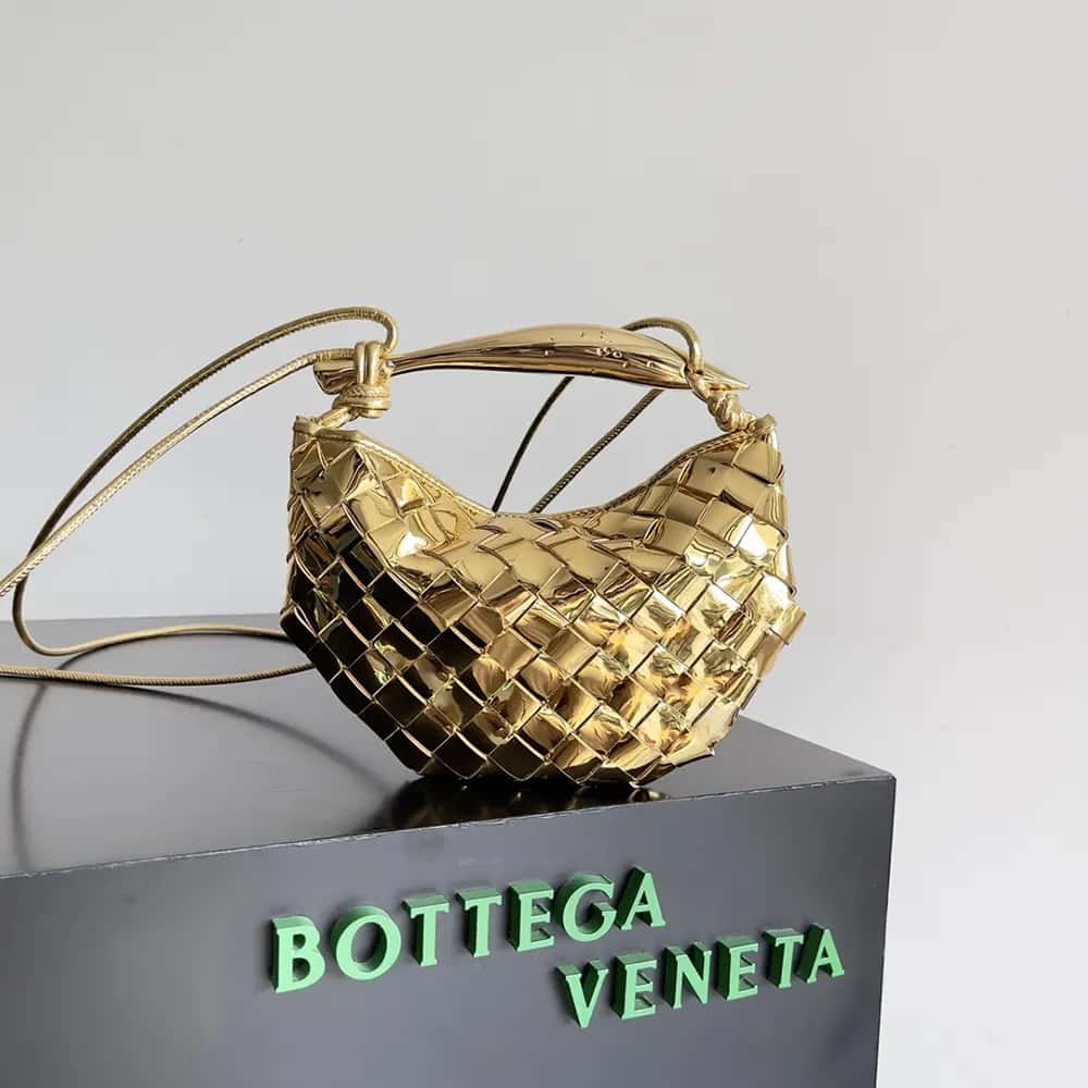 TÚI Bottega Veneta Women Baby Sardine-Gold