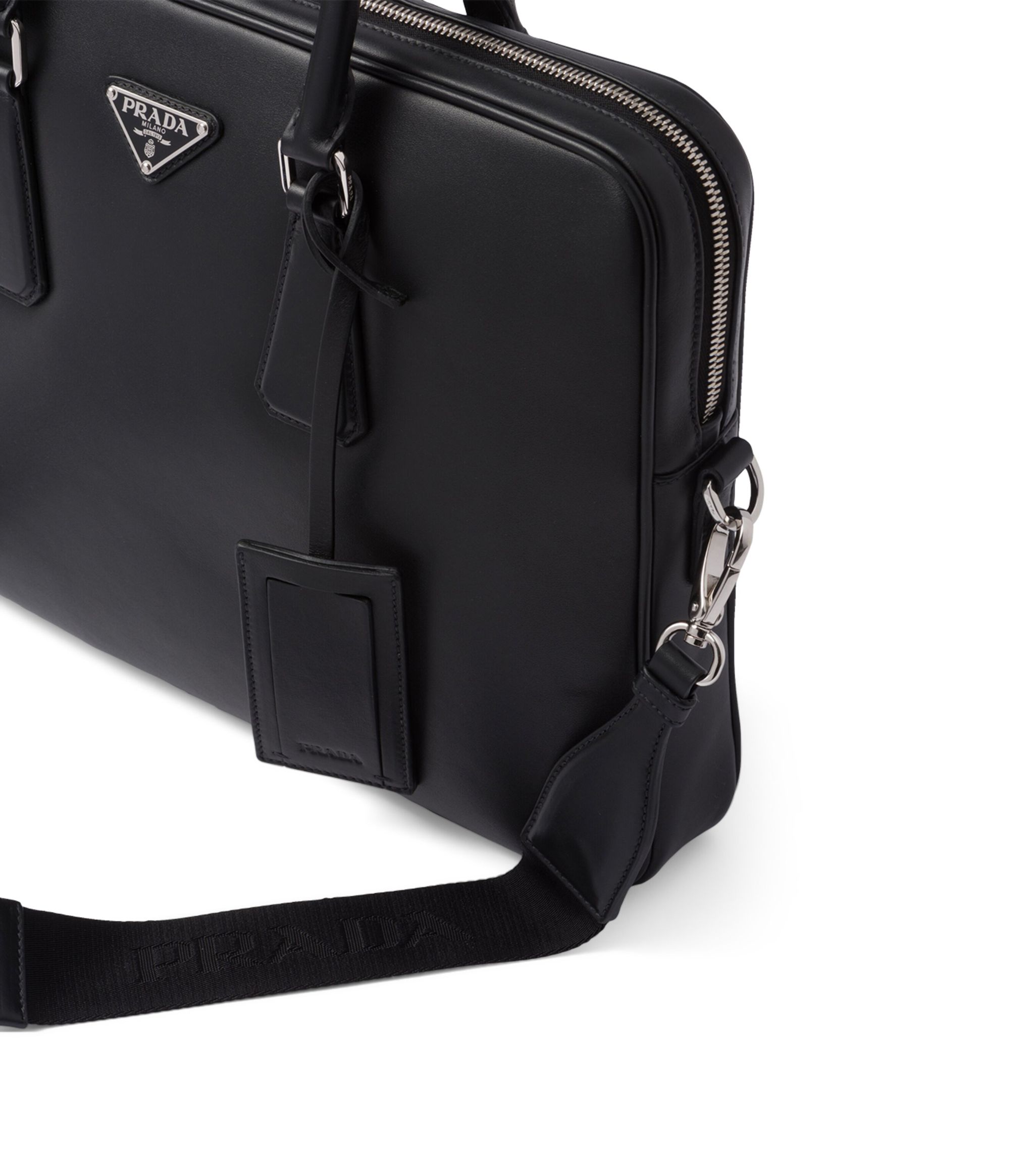 TÚI PRADA  Leather Triangle Briefcase