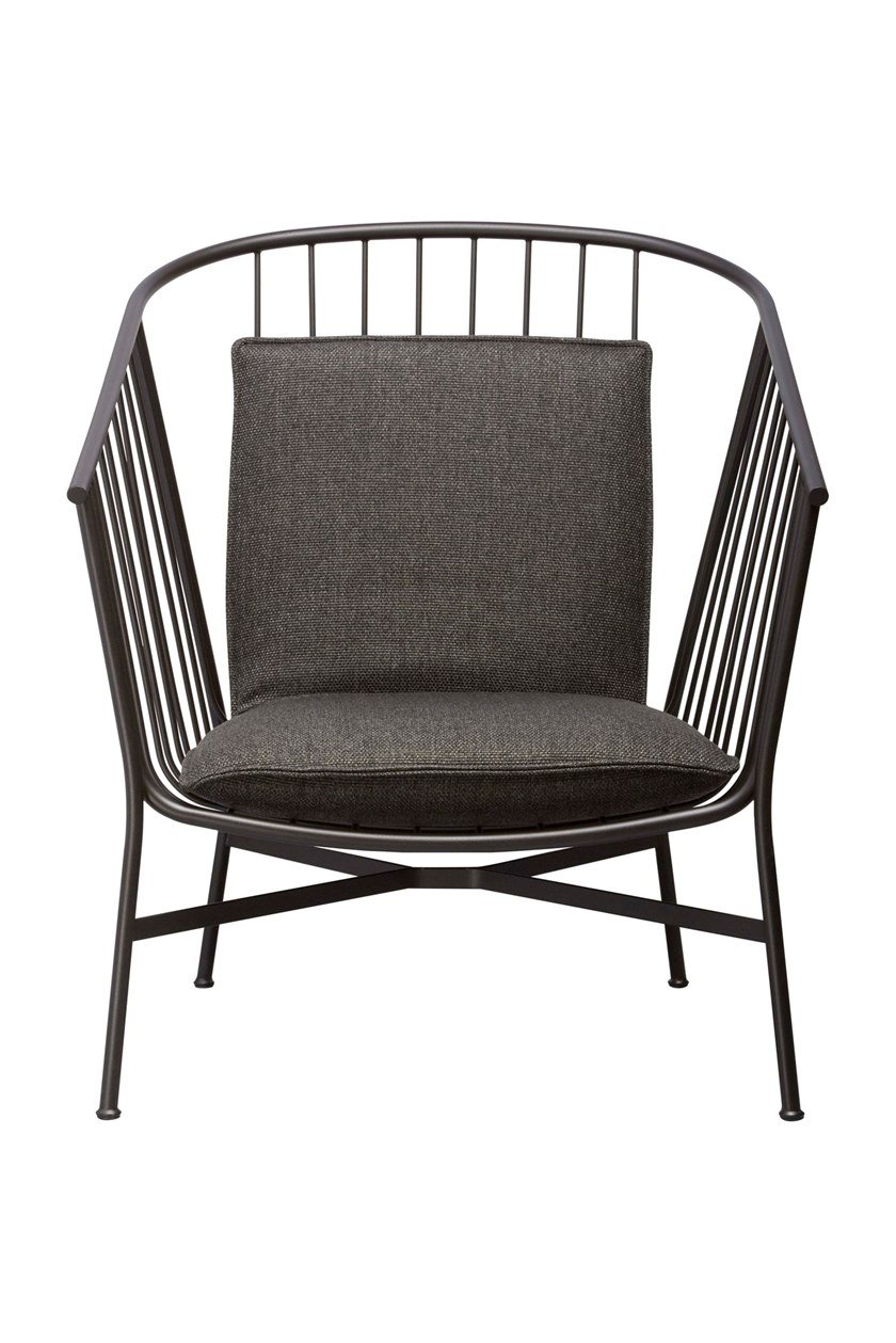 GHẾ JANET Steel armchair with armrests ARMCHAIR