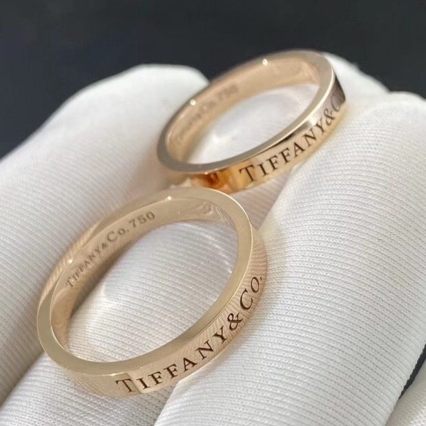 NHẪN TIFFANY & Co BAND RING ROSE GOLD 18K