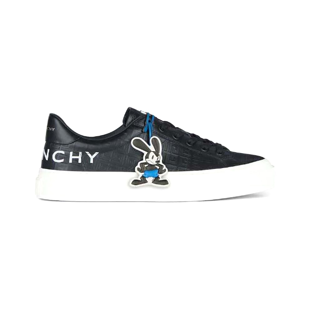 GIÀY Givenchy Unisex Oswald City Sport Sneakers in Leather-Black