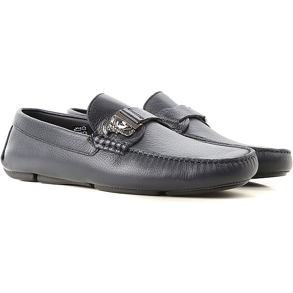 VERSACE MEDUSA HEAD ON BUCKLE LOAFER
