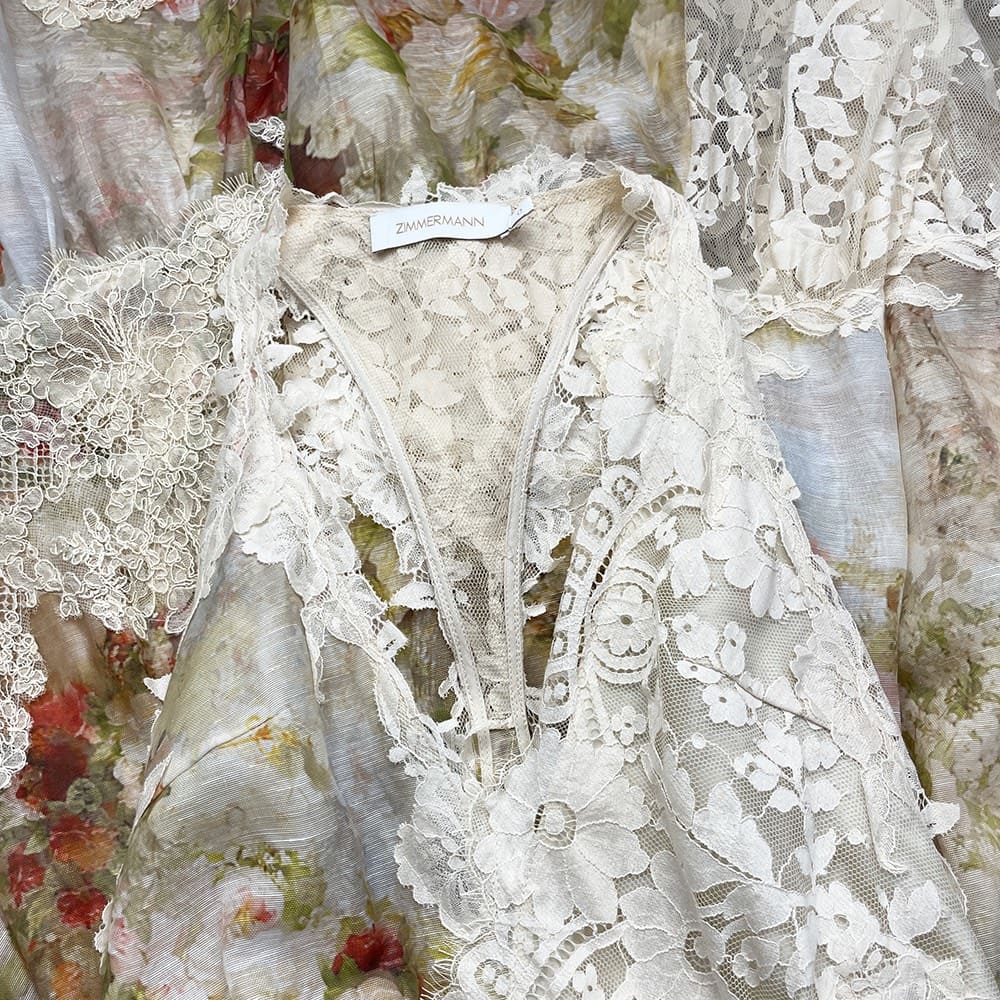 VÁY ZIMMERMANN Flower Vintage Dress High Classy