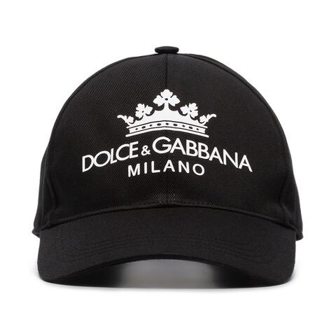 MŨ LƯỠI TRAI DOLCE&GABBANA LOGO PRINT