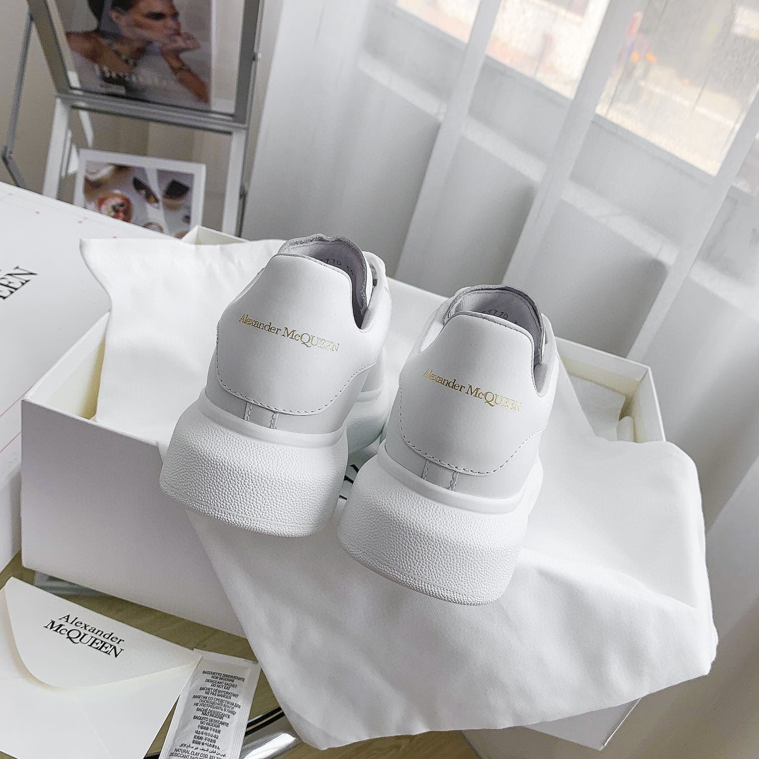 GIÀY ALEXANDER MCQUEEN SNEAKERS SHOES AAA UNISEX NAM VÀ NỮ DA BÊ HẢO HẠNG