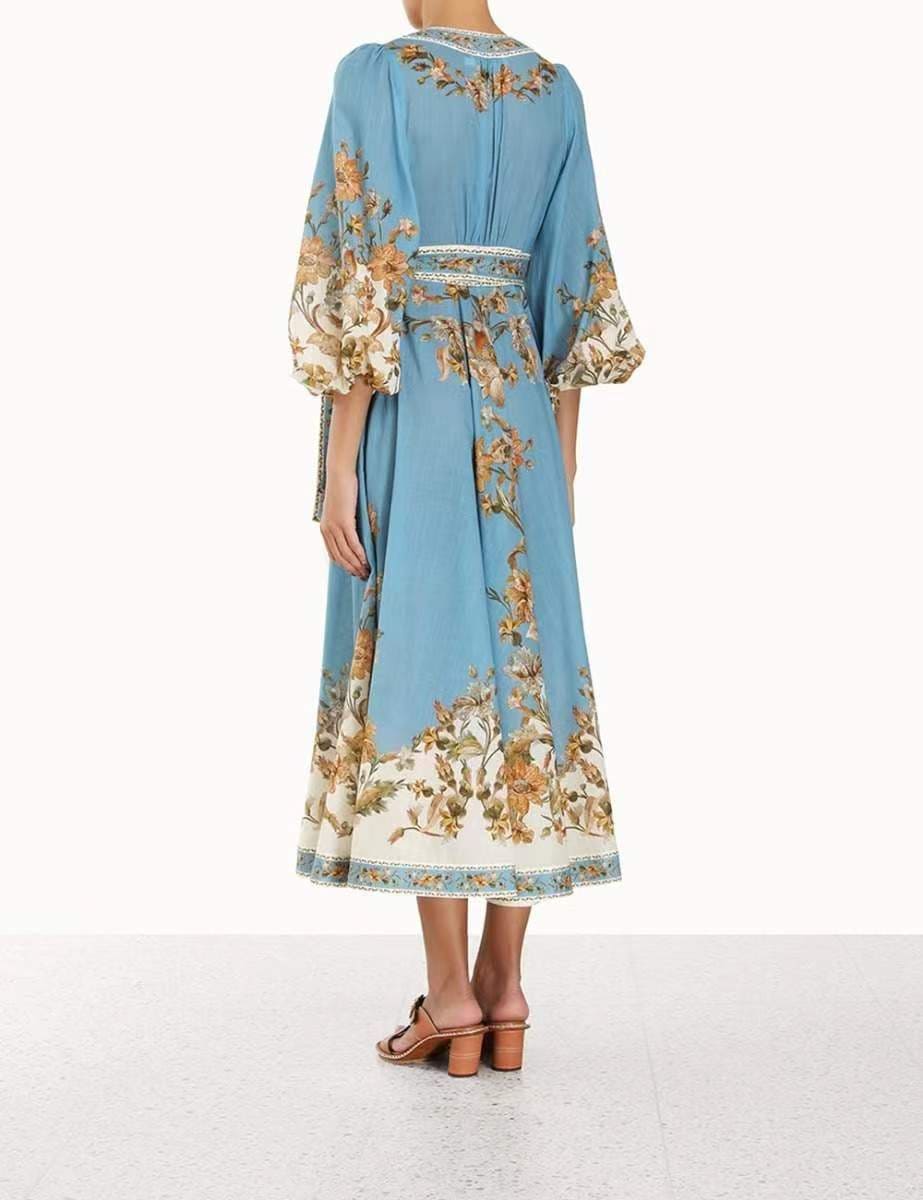 VÁY ZIMMERMANN Flower Vintage Dress High Classy