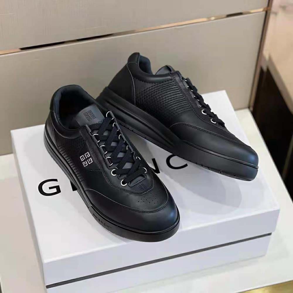 GIÀY GIVENCHY G4 Sneakers in Leather-Black