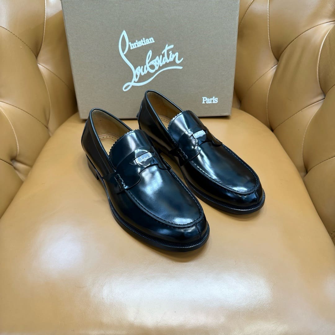 GIÀY CHRISTIAN LOUBOUTIN LOAFER HIGH TOP QUALITY SHOES AAA