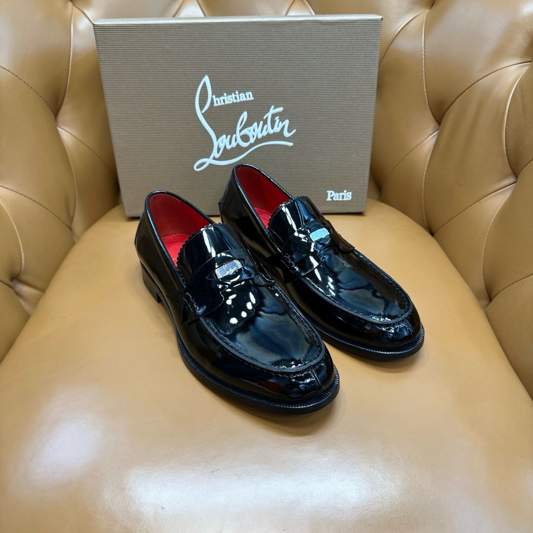 GIÀY CHRISTIAN LOUBOUTIN LOAFER HIGH TOP QUALITY SHOES AAA