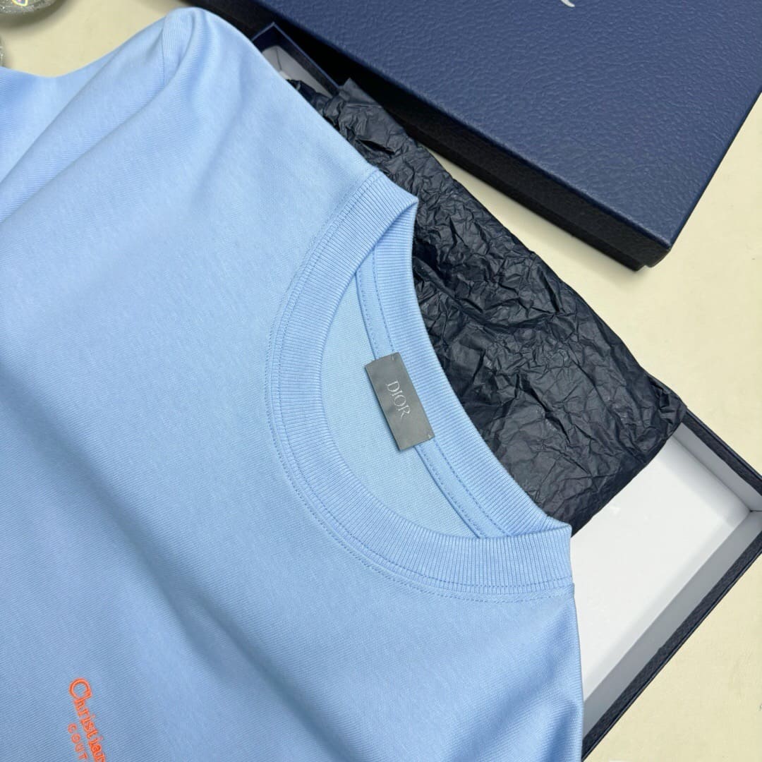 ÁO DIOR T SHIRT MÀU XANH UNISEX