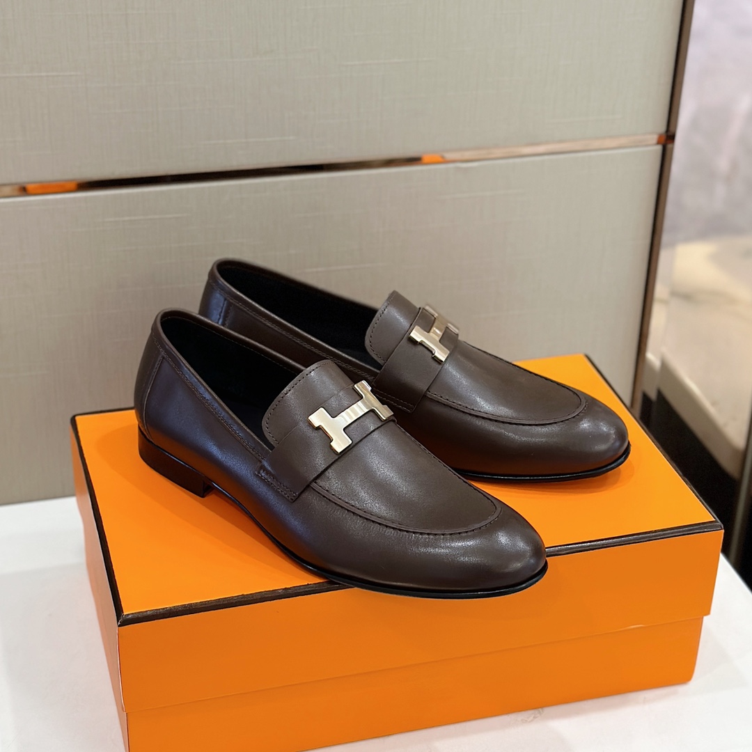 GIÀY HERMES LOAFER SHOES AAA