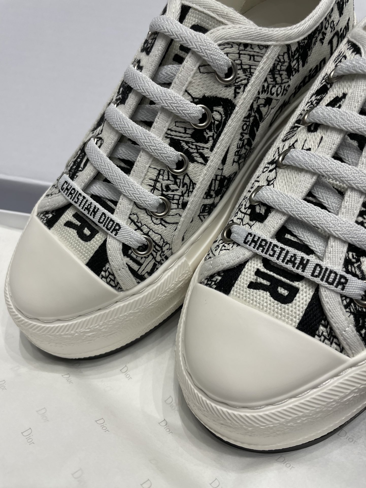 GIÀY Christian Dior Walk'N 23 Oblique Black