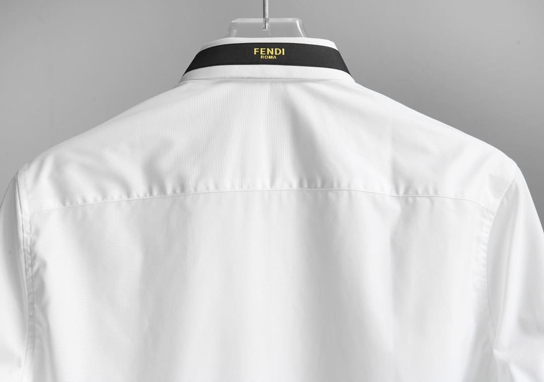 ÁO FENDI ROMA White Poplin Shirt