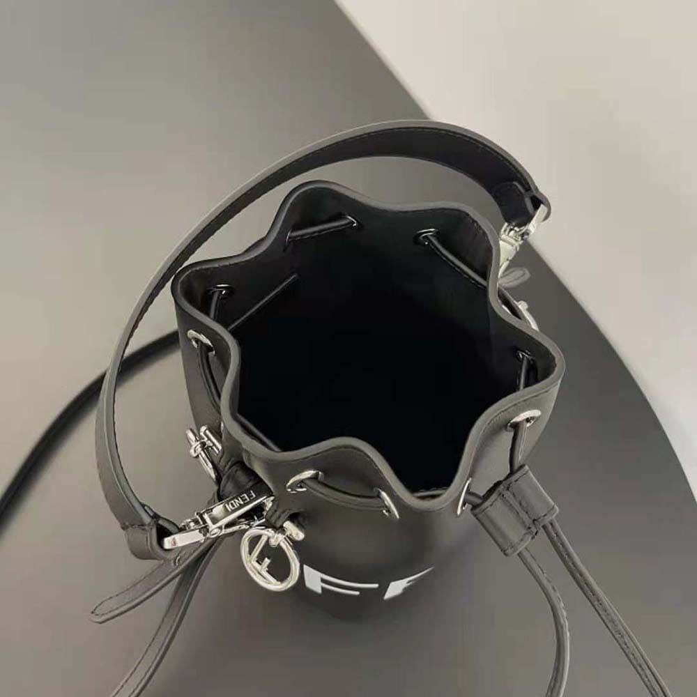 TÚI Fendi Women Mon Tresor Black Leather Mini-bag
