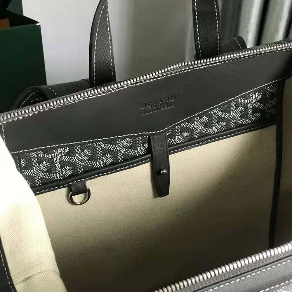 TÚI Goyard Women Sac A Dos Cisalpin in Goyardine Canvas & Chevroches Calfskin-Silver