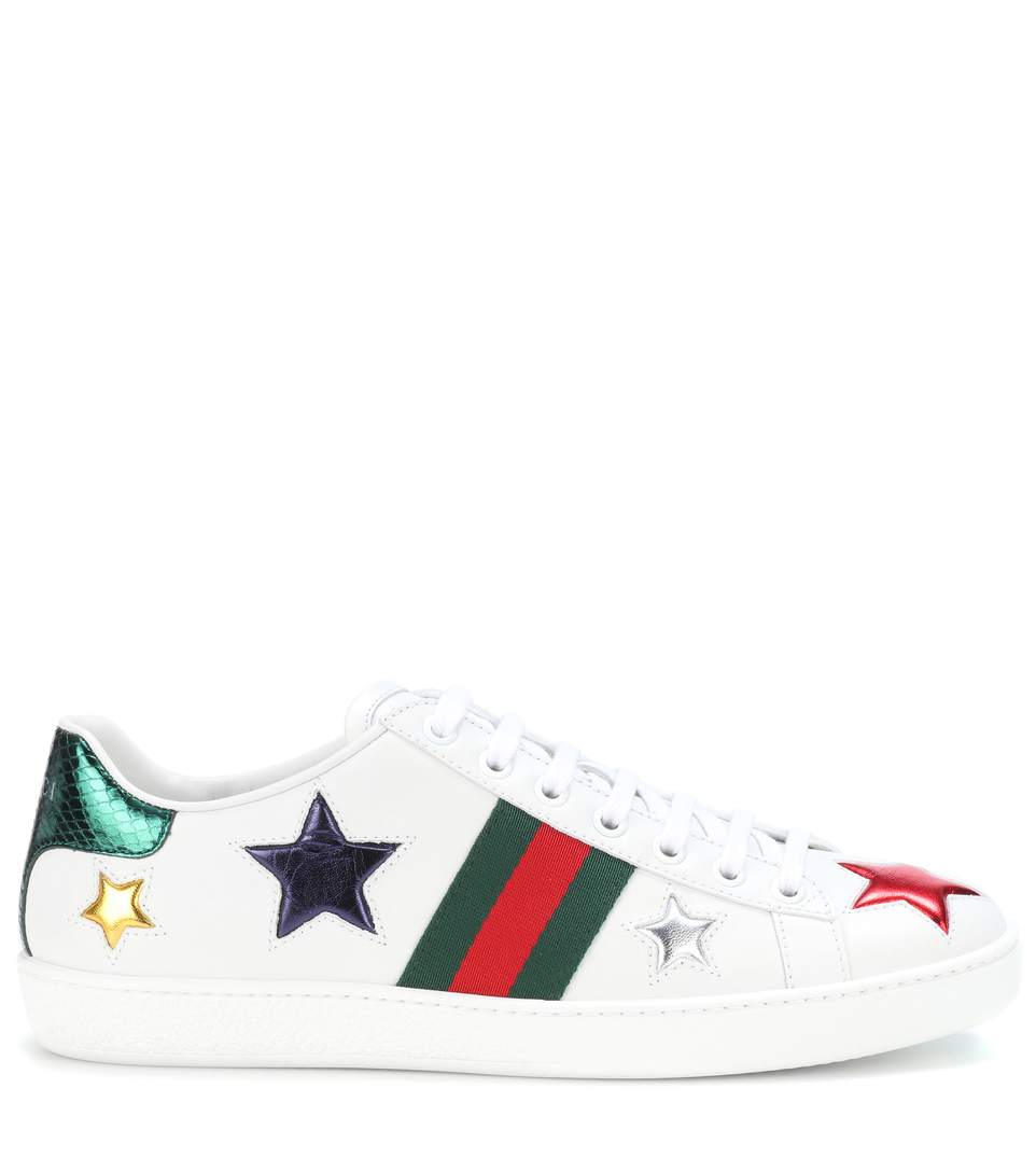 GIÀY GUCCI Ace leather sneakers