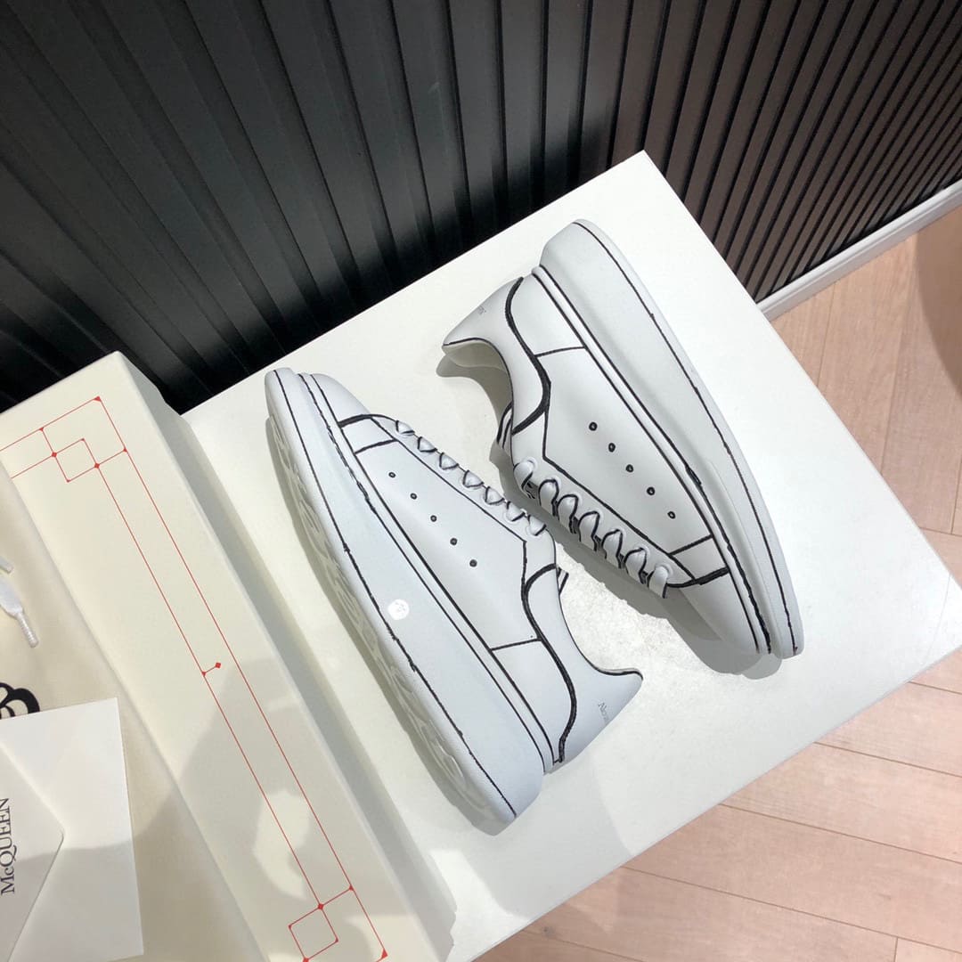 GIÀY ALEXANDER MCQUEEN SNEAKERS SHOES AAA UNISEX NAM VÀ NỮ DA BÊ HẢO HẠNG