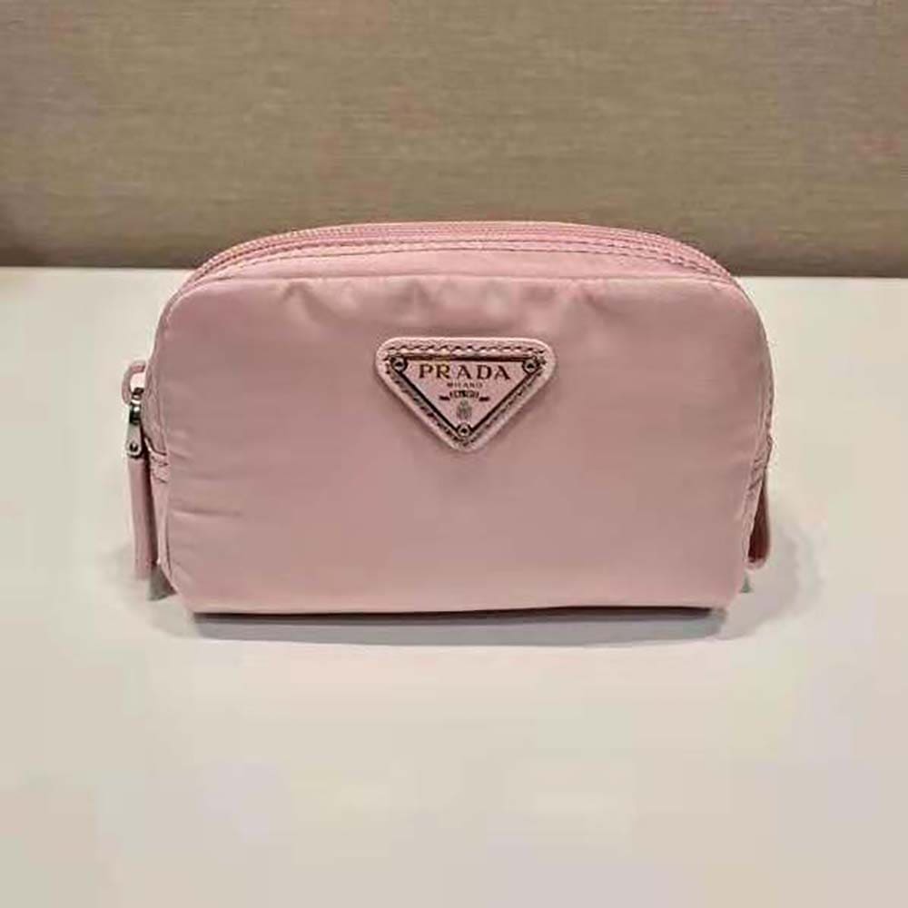 VÍ PRADA Re-Nylon - Hồng