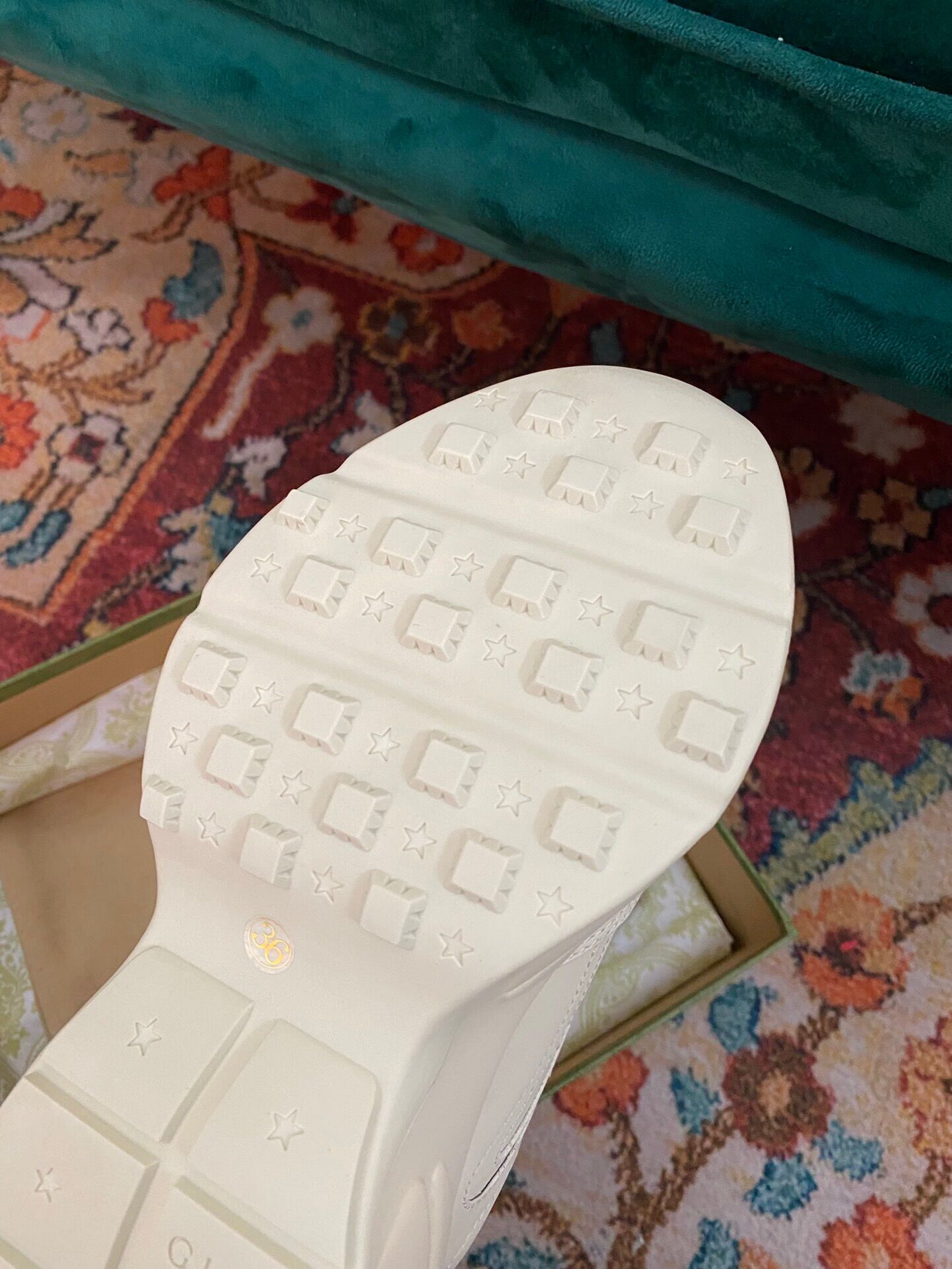 GIÀY GUCCI RHYTON GG ITALIA SNEAKERS SHOES UNISEX