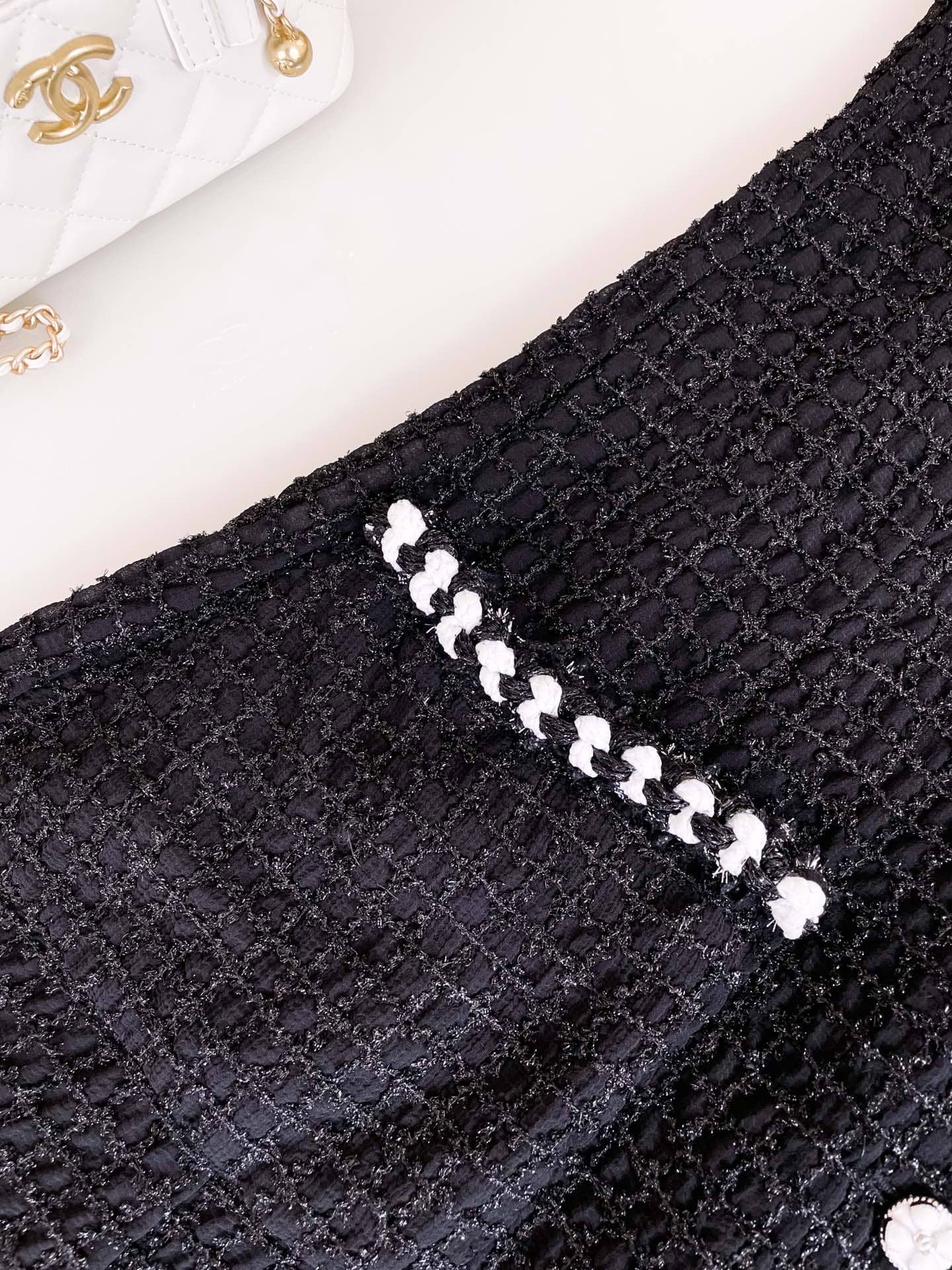 ĐẦM HAI DÂY CHANEL MÀU ĐEN BLACK LONG DRESS High Classy